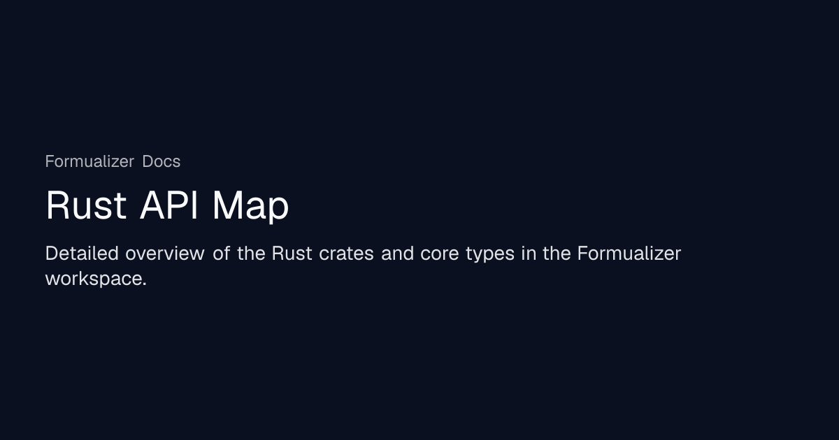 Rust Map Api Documentation Download Map Rust API Map | Formualizer Docs